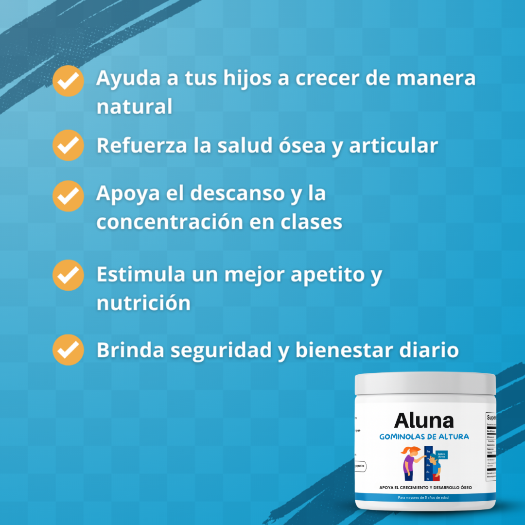 Aluna® Crecimiento Óseo Natural