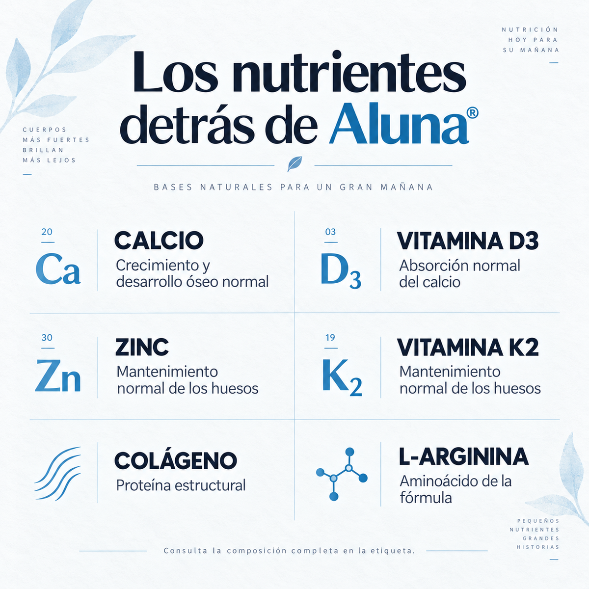 Aluna™ Crecimiento Óseo Natural
