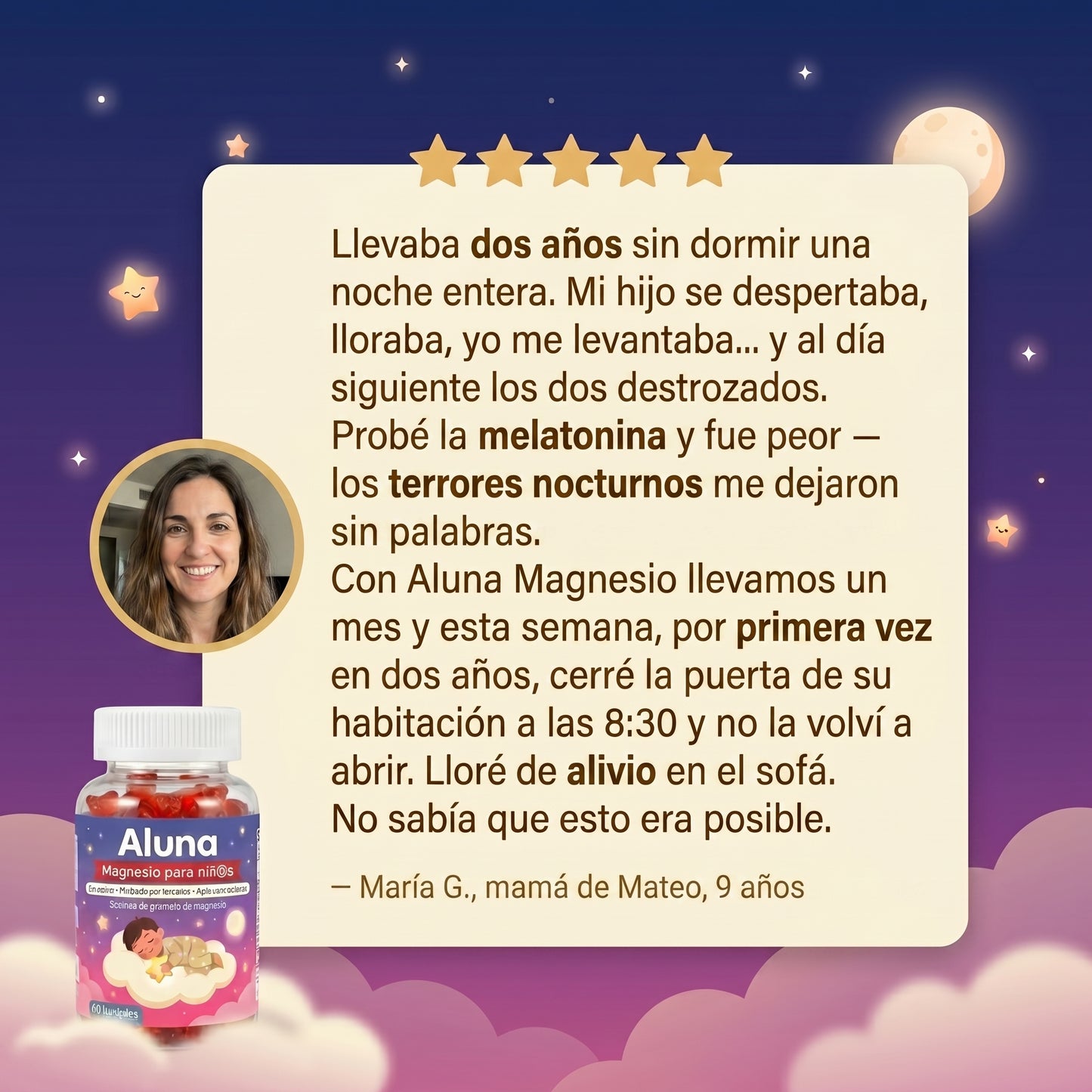 Gomitas de Magnesio Aluna®