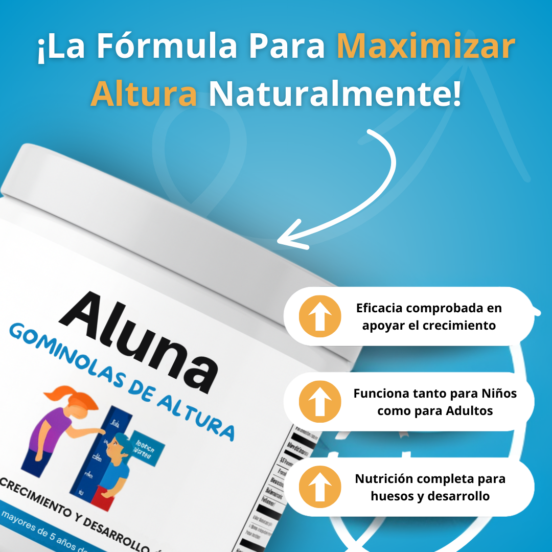 Aluna® Crecimiento Óseo Natural