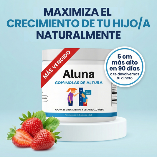 Aluna® Crecimiento Óseo Natural (4 Meses)