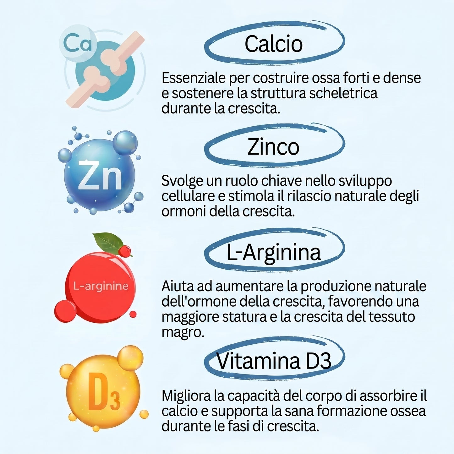 Aluna® Crescita Ossea Naturale