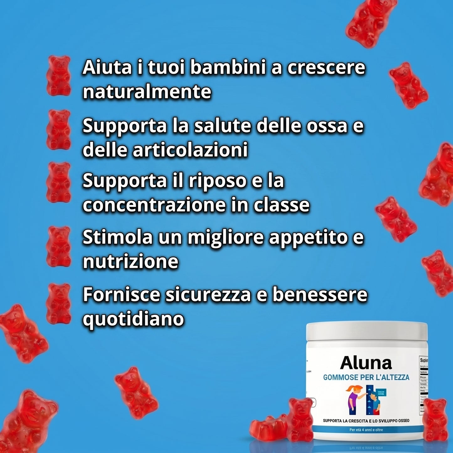 Aluna® Crescita Ossea Naturale